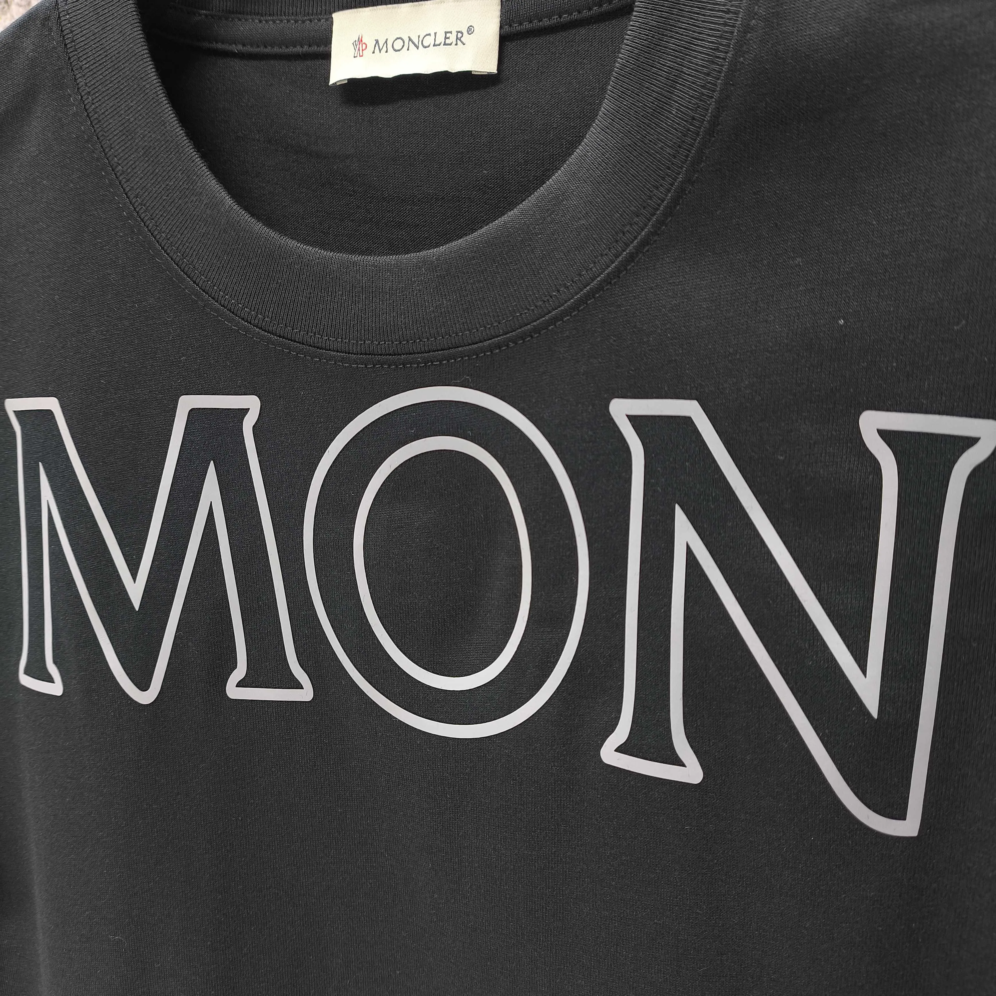 MONCLE* 2026 New Arrival logo t Same Style Size S M L XL XXL Black White Royal Blue